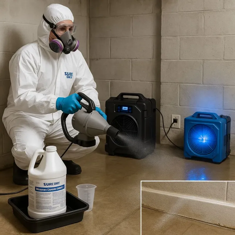 Sanitization and Odor Removal process in New Stanton, PA