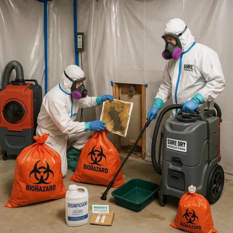 Contaminated Water Handling Protocols process in New Stanton, PA