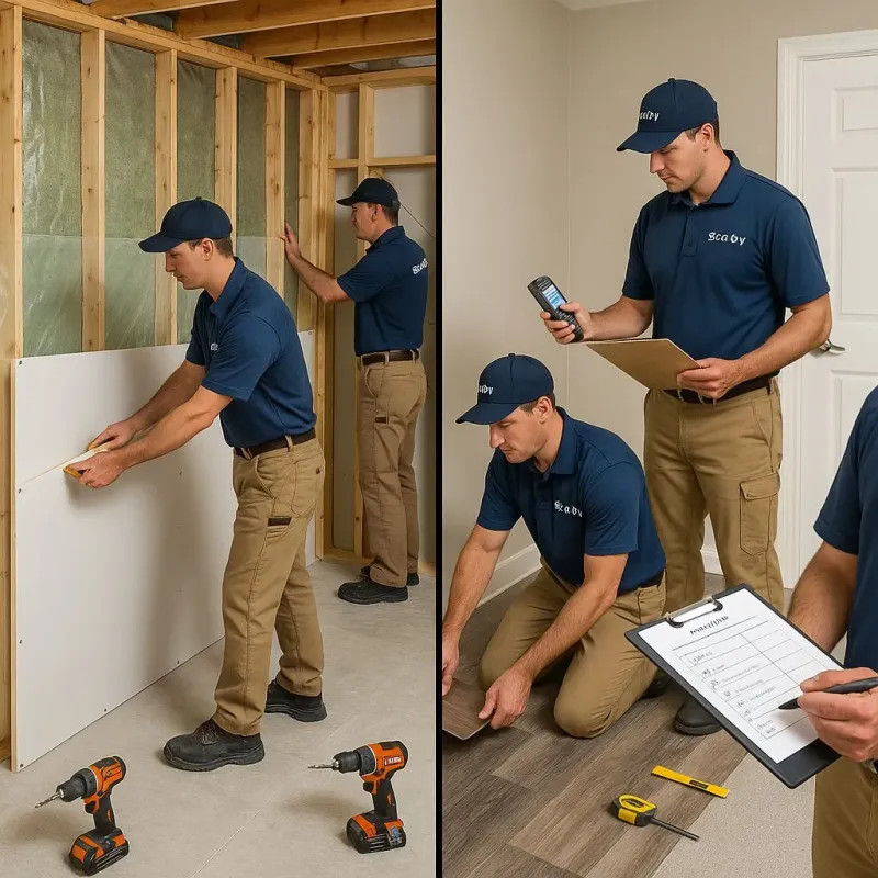 Repairs and Reconstruction process in New Stanton, PA
