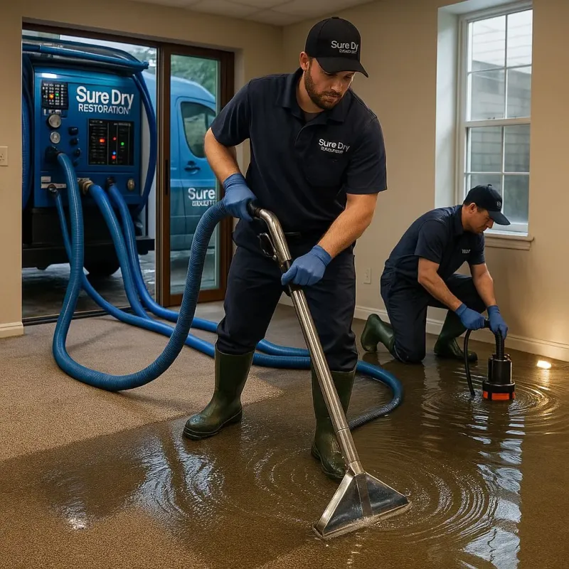 Water Extraction and Removal process in New Stanton, PA